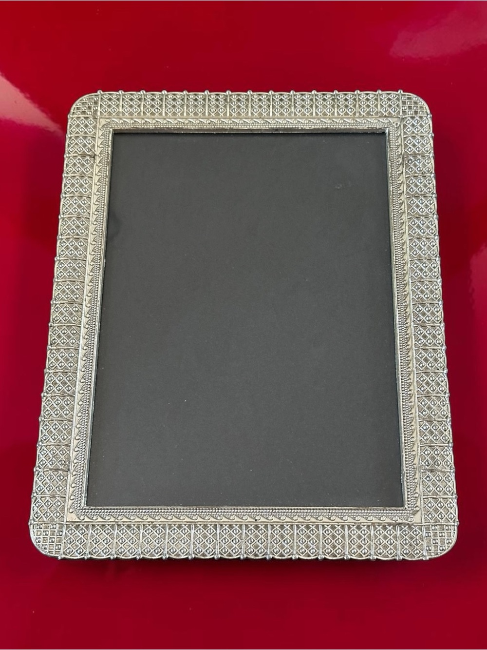 Source Unknown Silver Ornate Decorative Picture Frame